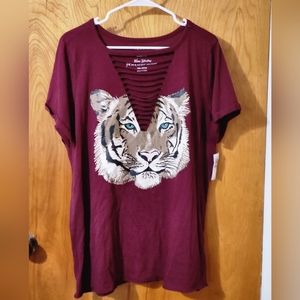 Burgundy Slim Fit T-Shirt